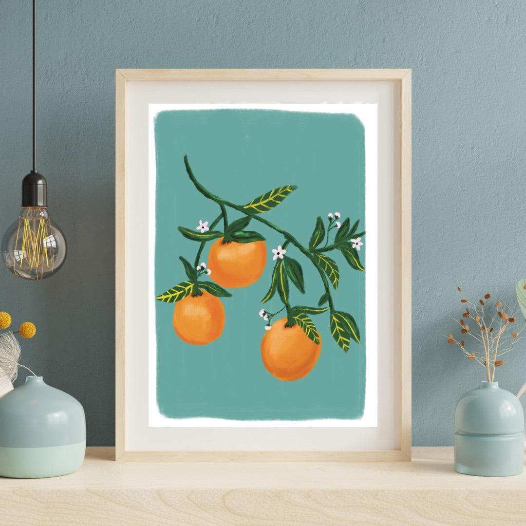 Oranges | A4 art print