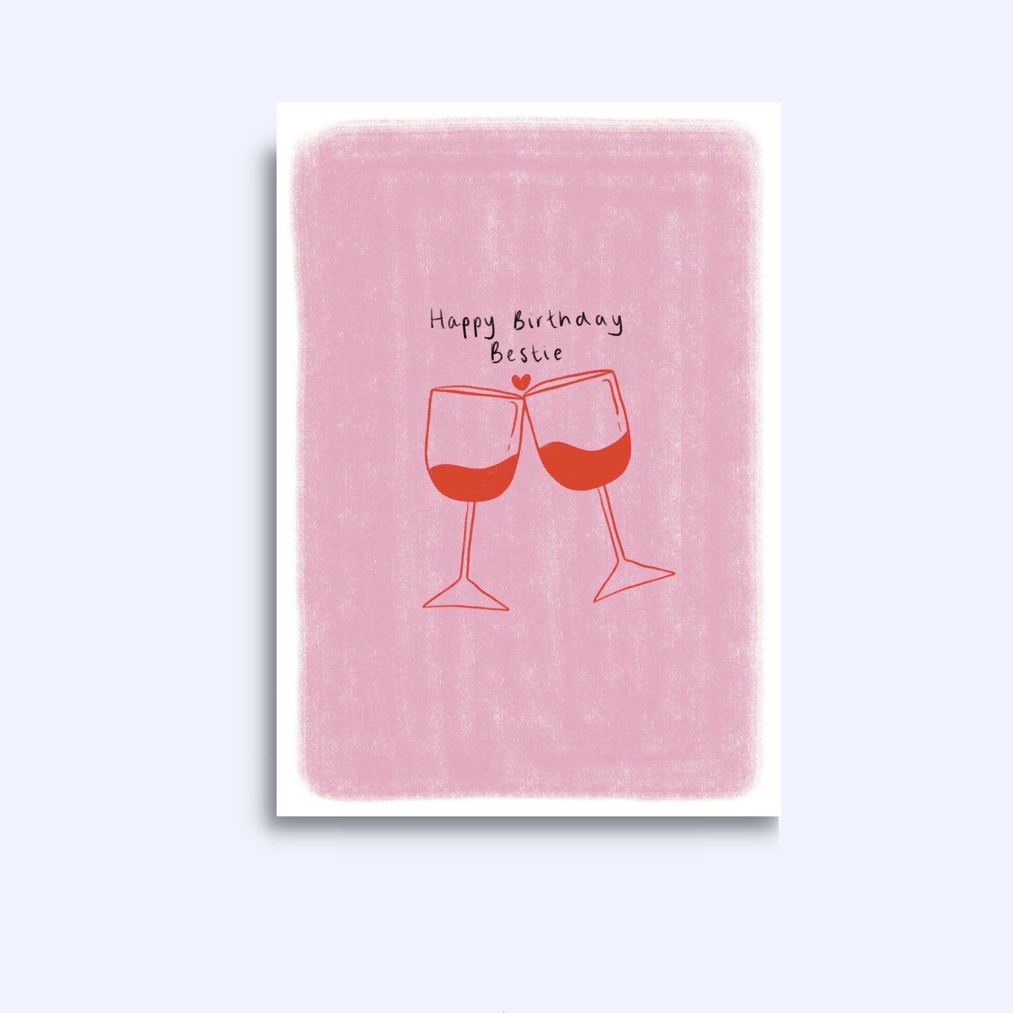 Happy birthday bestie | A6 Greeting Card With Envelope