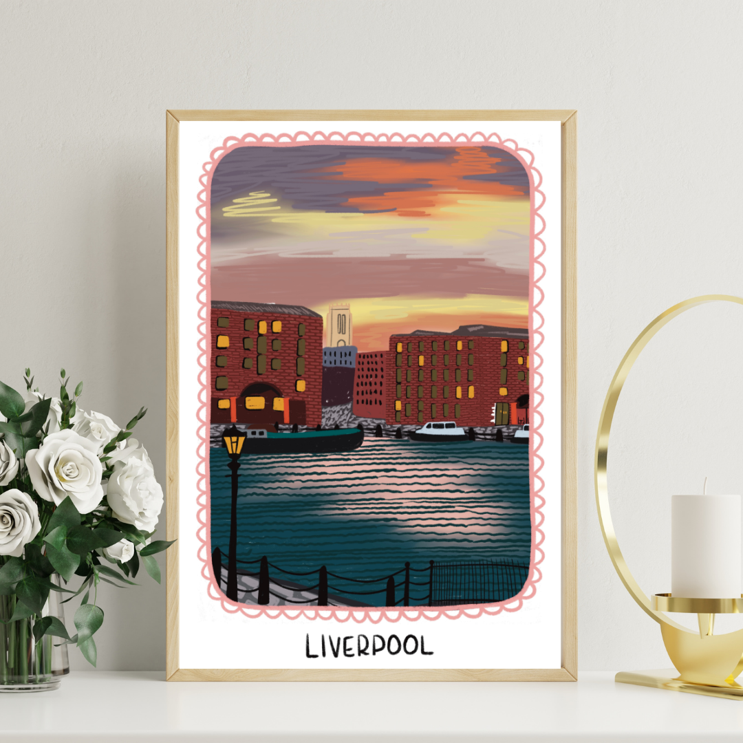 Liverpool City Design | A4 art print