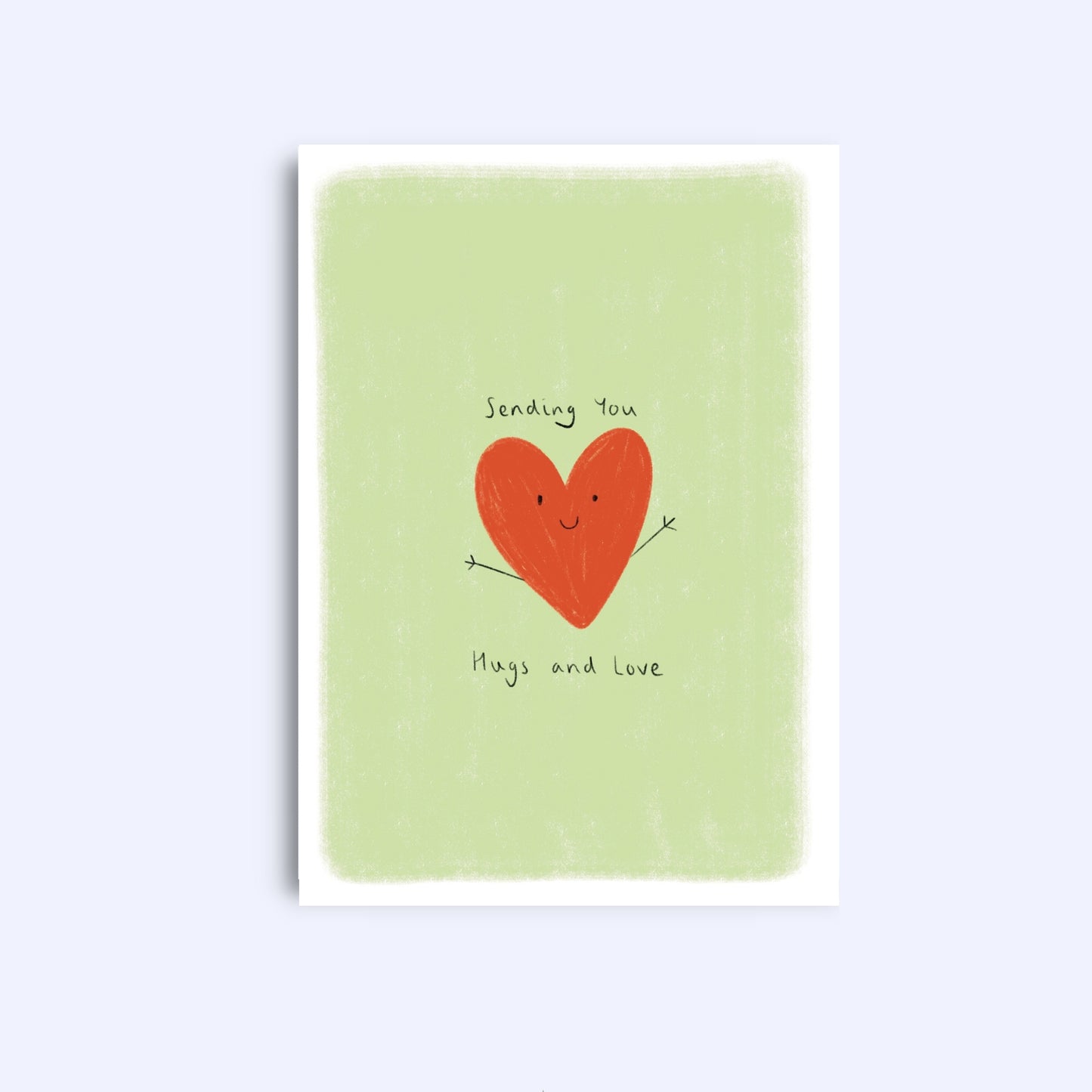 Sending you love and hugs | A6 Greetings Card
