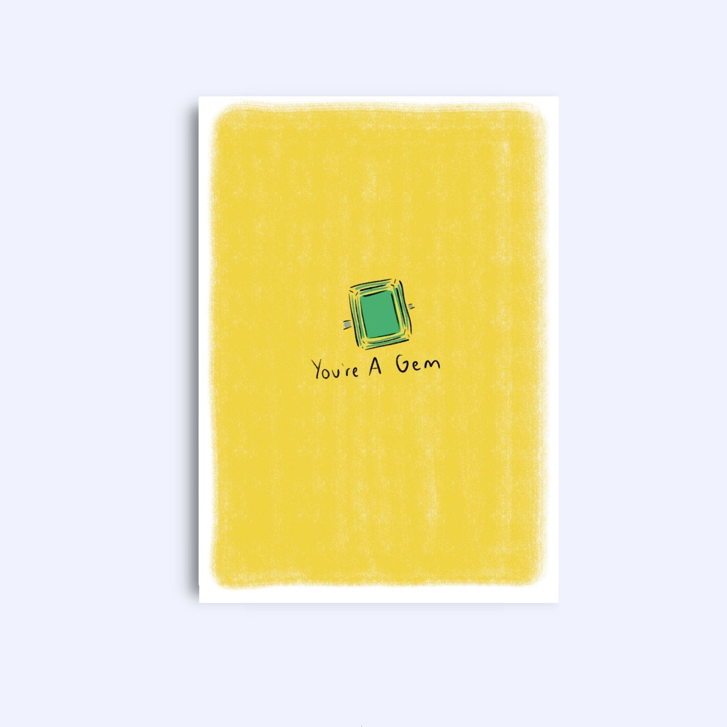You’re a gem | A6 Greeting Card With Envelope