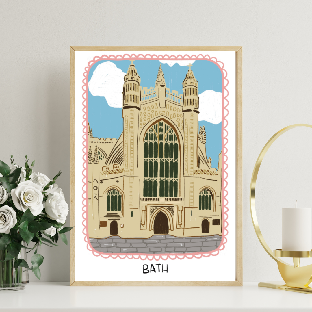 Bath City Design | A4 art print