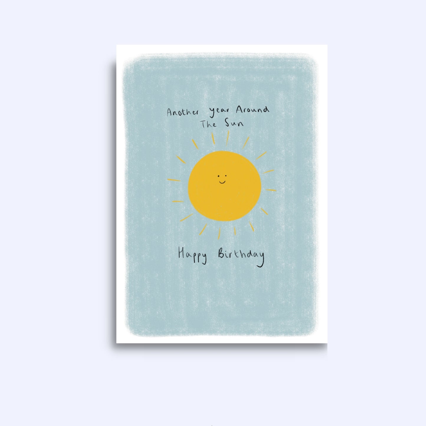 Another year around the sun | A6 Greeting Card With Envelope