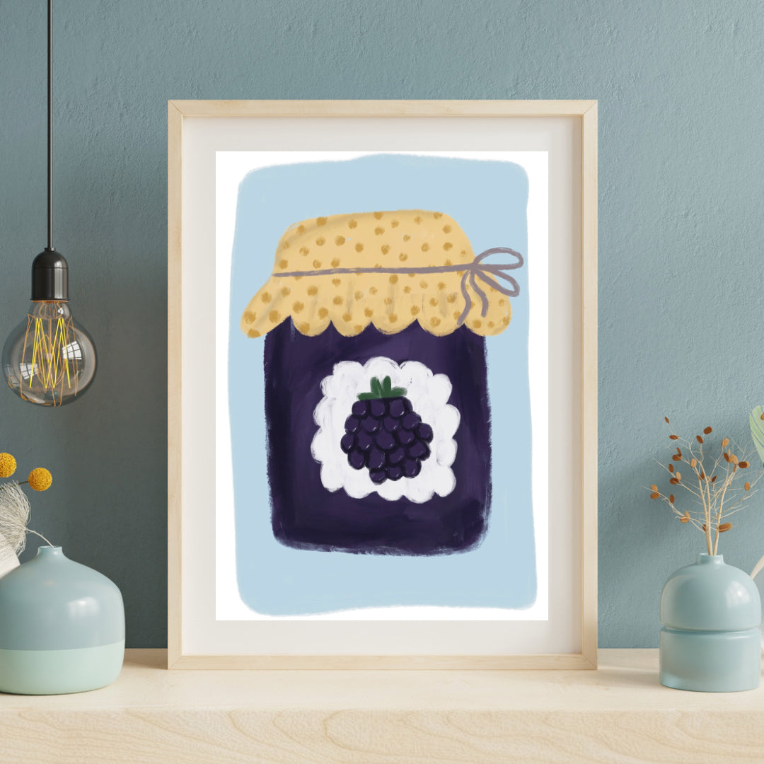 Blackberry Jam | A4 art print