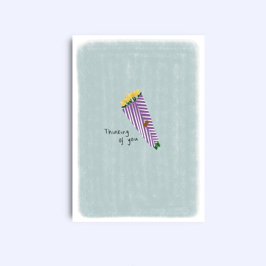 Thinking of you | A6 Greeting Card With Envelope