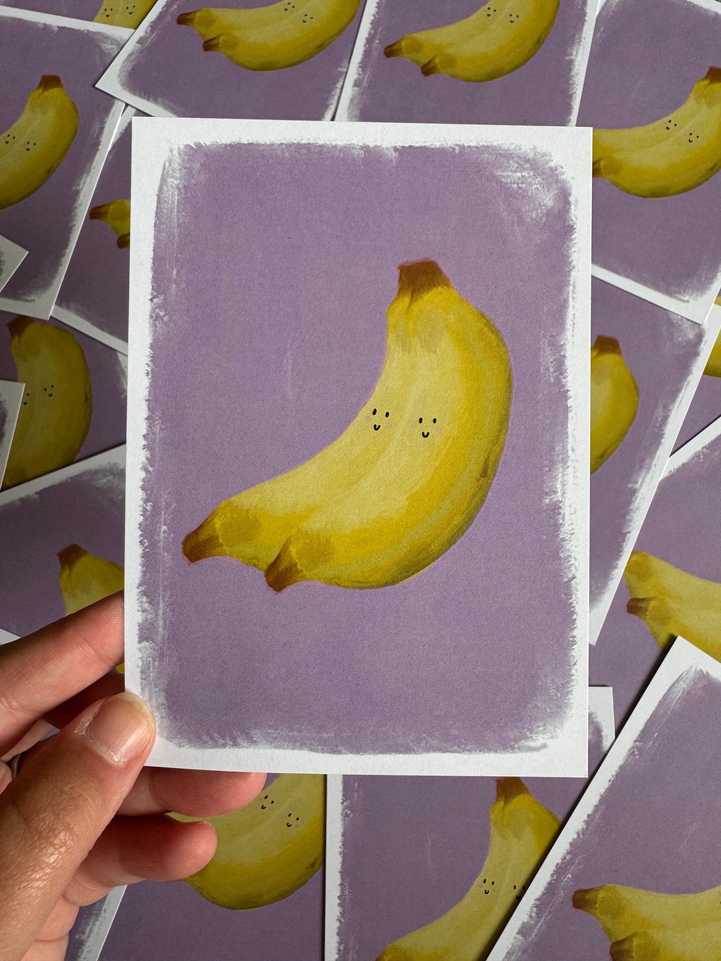 Happy Banana | A6 blank back postcard