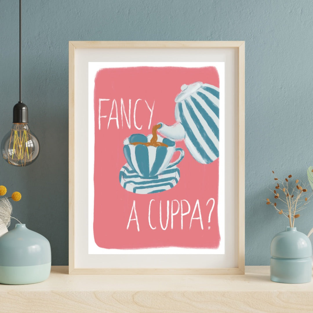 Fancy a cuppa? | A4 art print