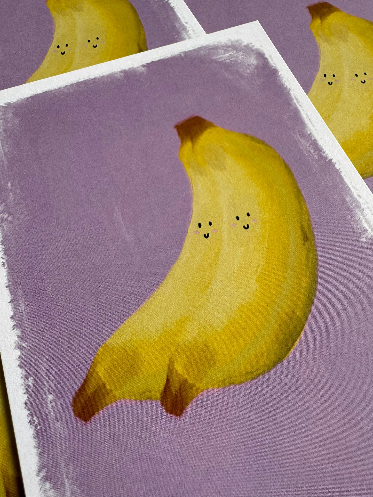 Happy Banana | A6 blank back postcard