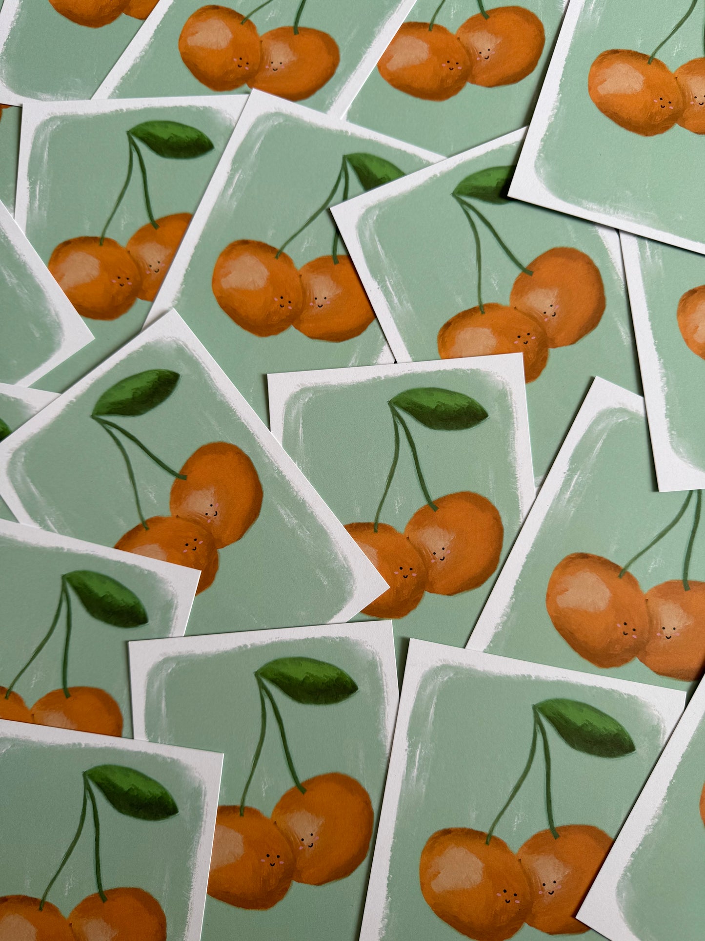Happy Oranges | A6 blank back postcard