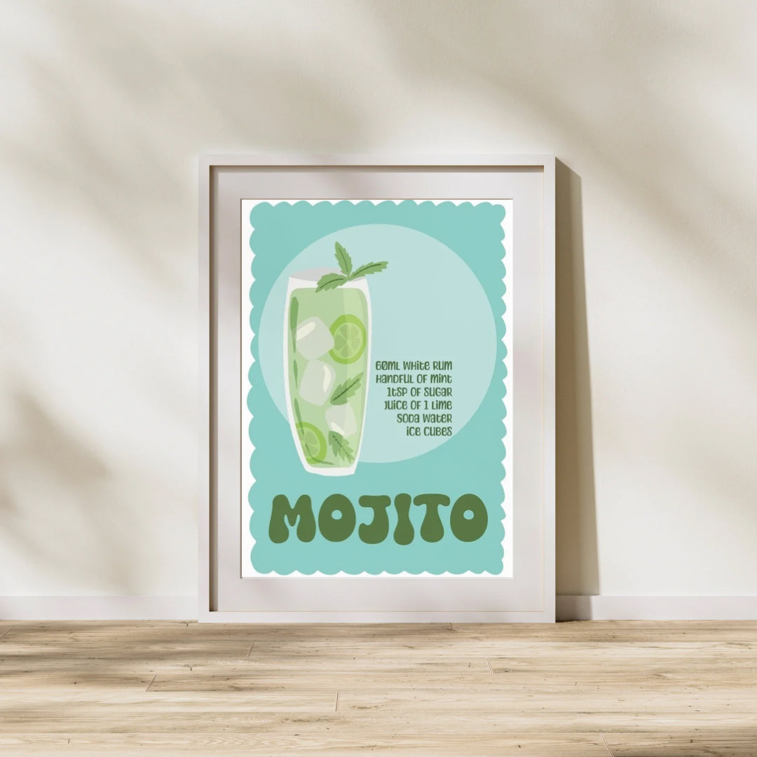 Mojito Cocktail | A4 art print