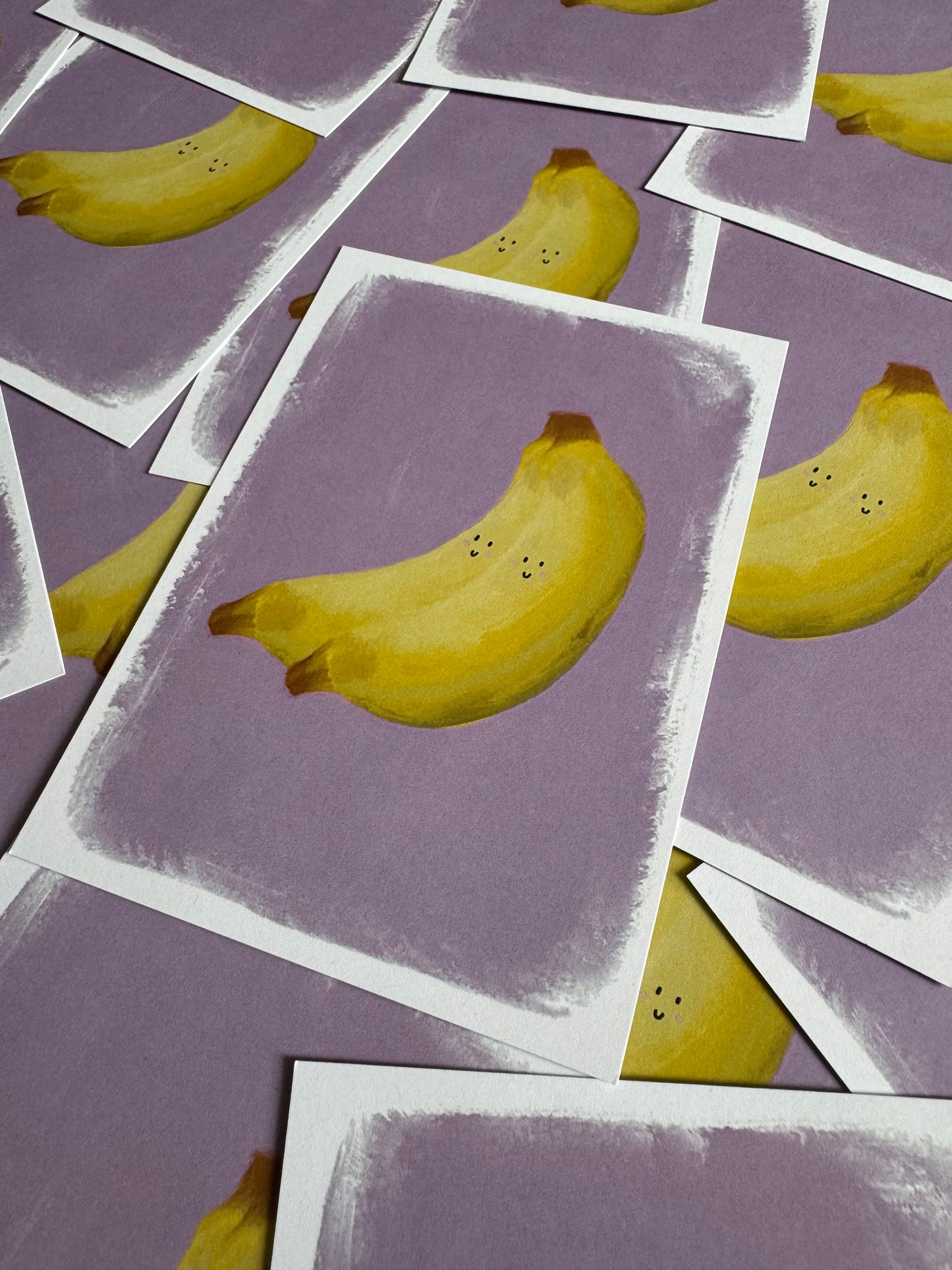 Happy Banana | A6 blank back postcard