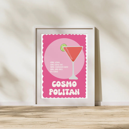 Cosmopolitan Cocktail | A4 art print