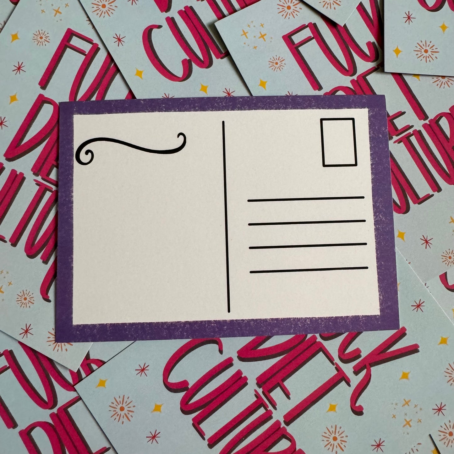 F*ck Diet Culture | A6 blank back postcard