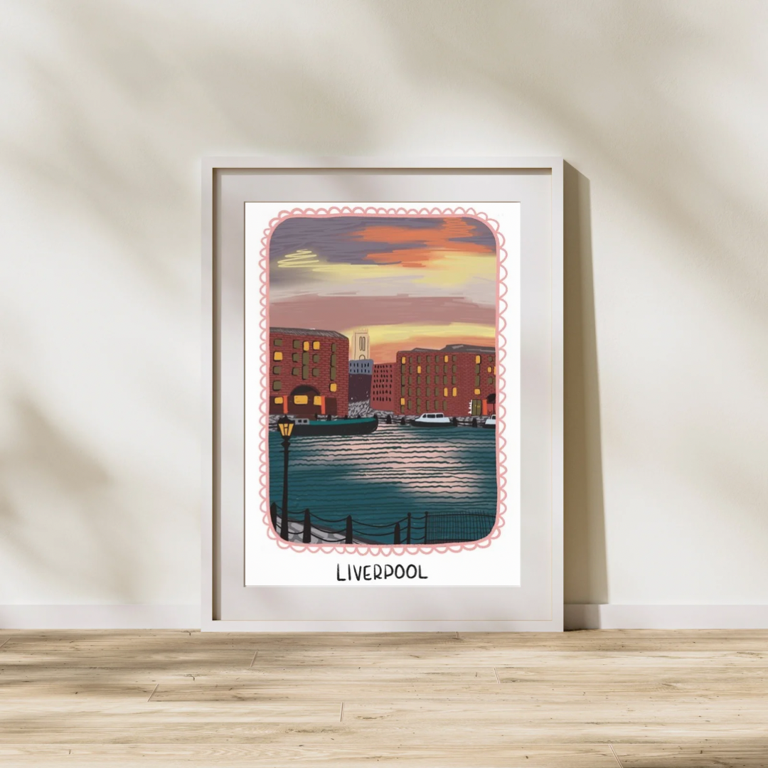 Liverpool City Design | A4 art print