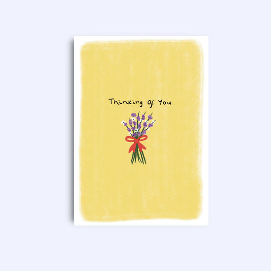 Thinking of you | A6 Greeting Card With Envelope