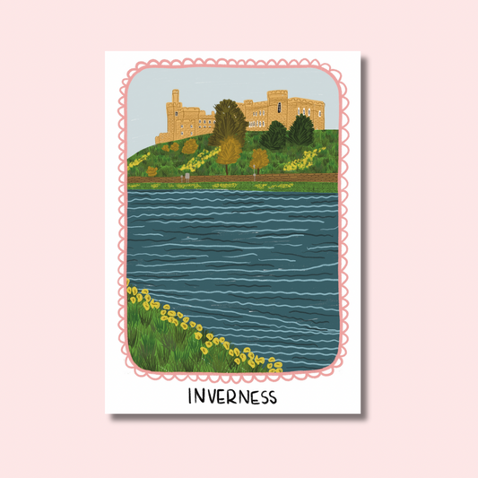 Inverness City Design | A4 art print