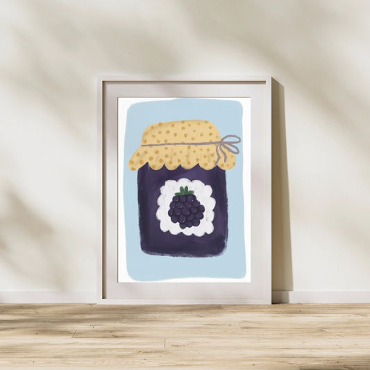 Blackberry Jam | A4 art print