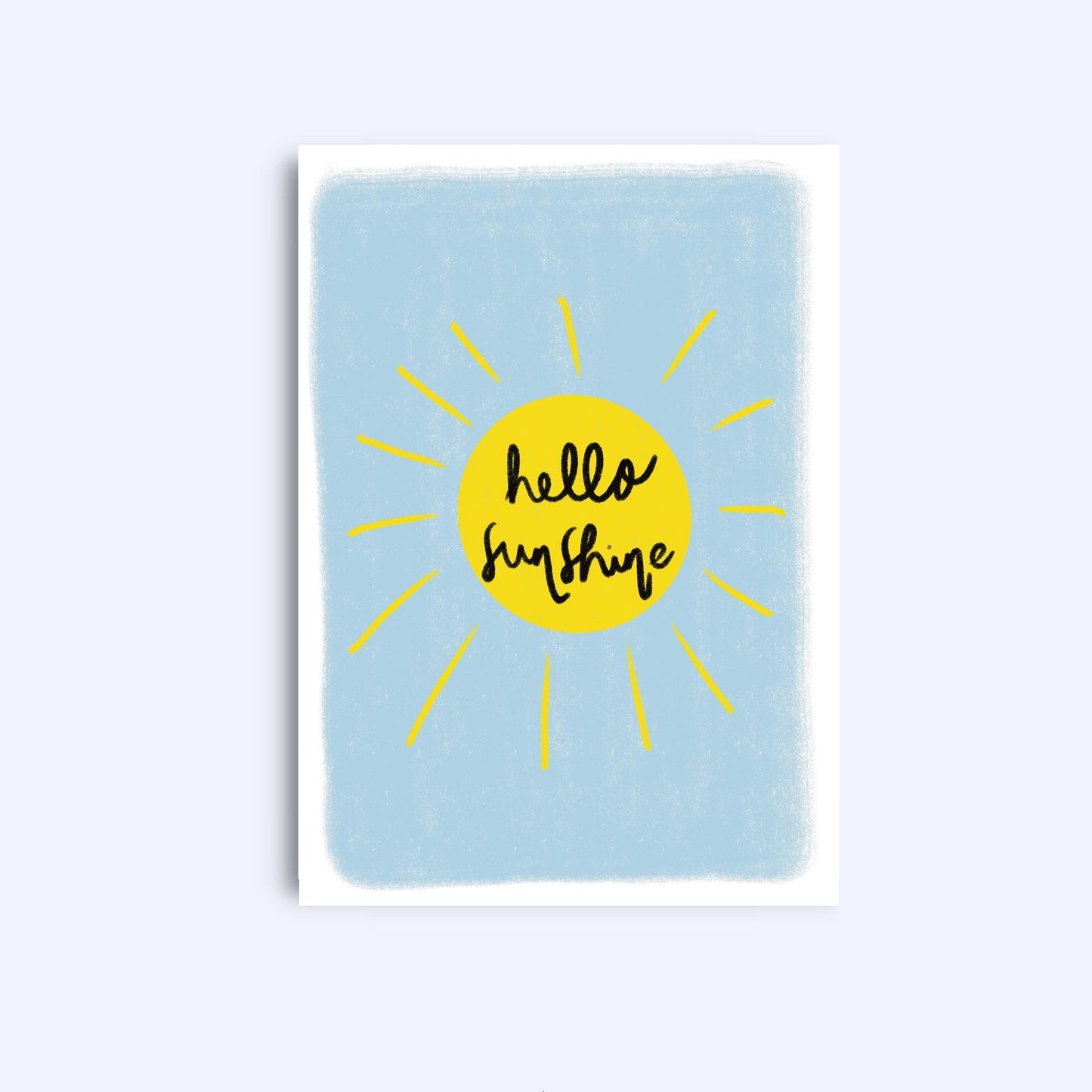 Hello sunshine | A6 Greeting Card With Envelope