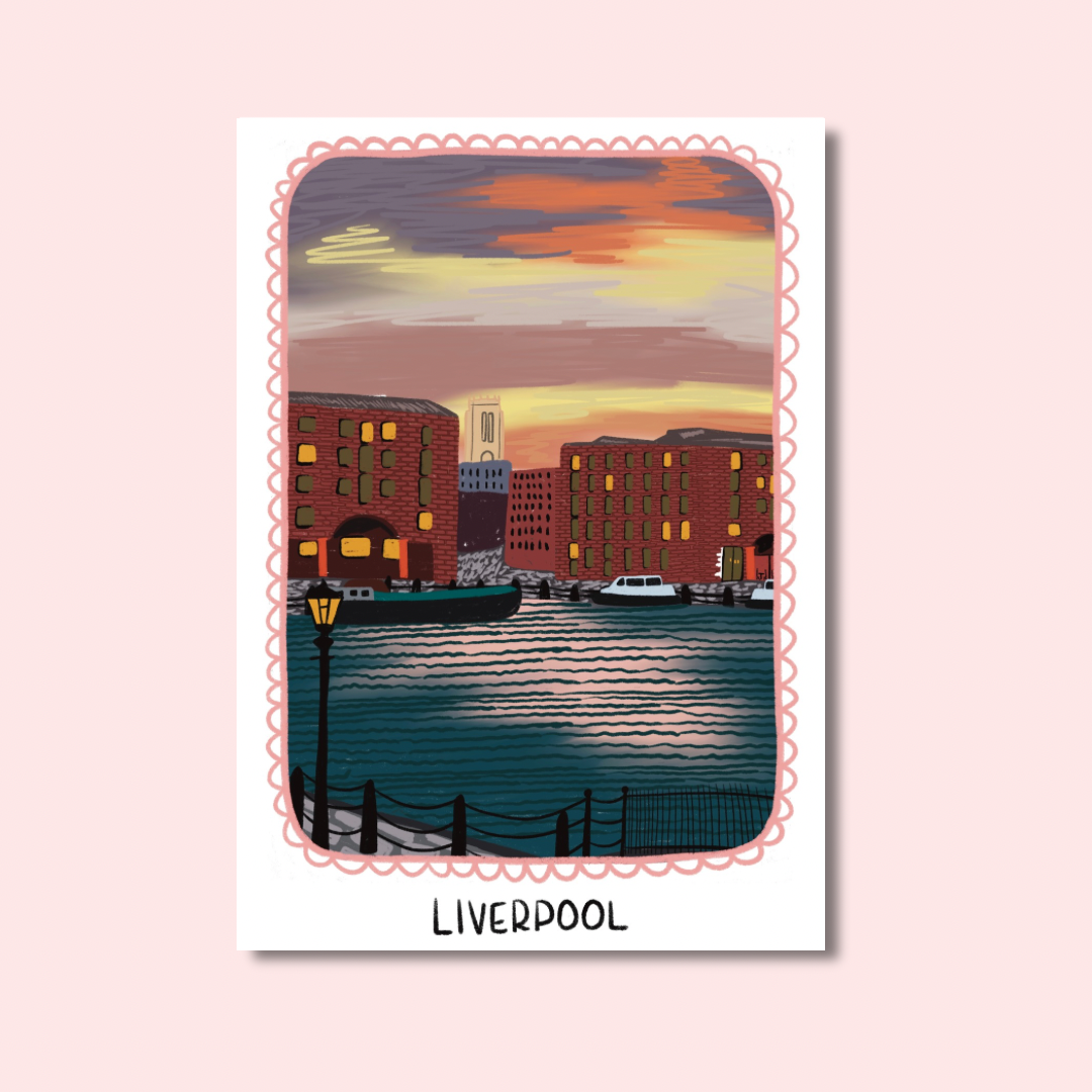 Liverpool City Design | A4 art print